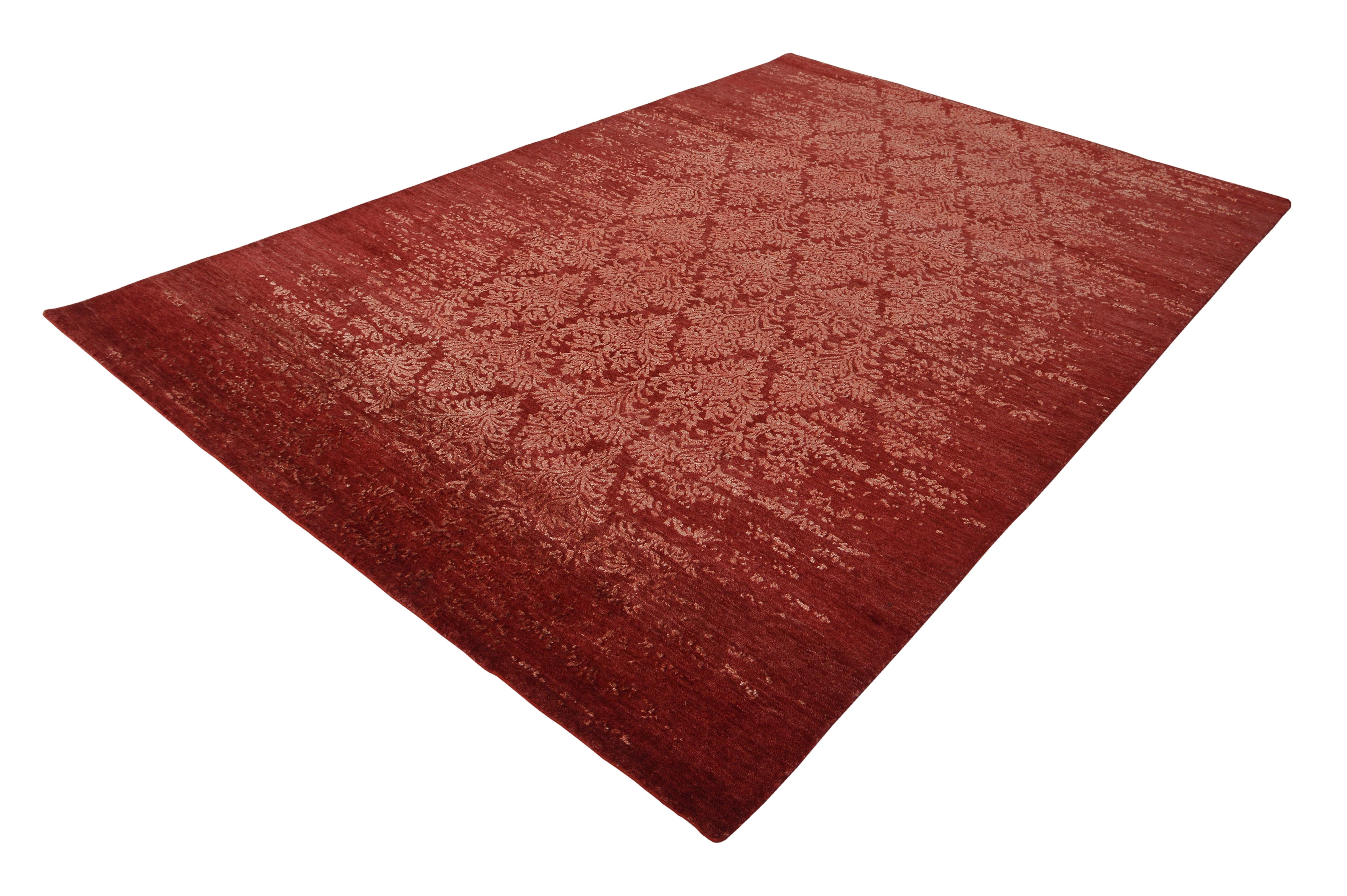 Eine neue Ergänzung der handgefertigten Teppiche in der abstrakten Teppichlinie von Rug & Kilim. Dieser moderne Teppich im Format 6'5