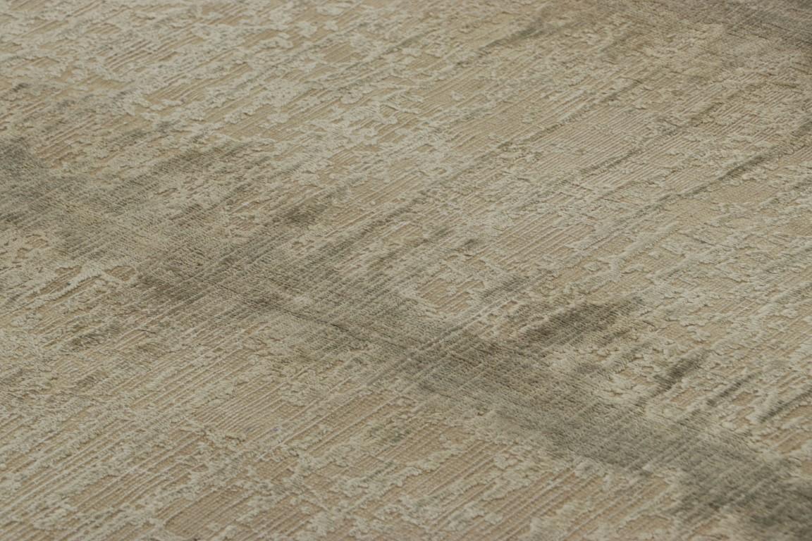 Alfombra de calle abstracta de gran tamaño Rug & Kilim en tonos beige-marrón en Nuevo estado para la venta en Long Island City, NY