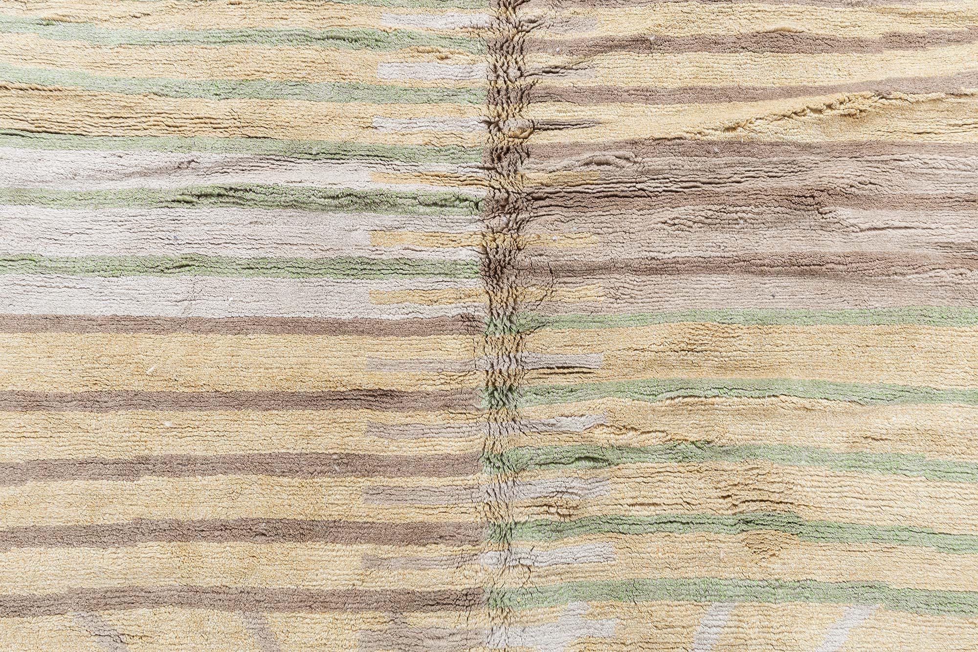 Moderner abstrakter skandinavisch inspirierter Wollteppich von Doris Leslie Blau (21. Jahrhundert und zeitgenössisch) im Angebot