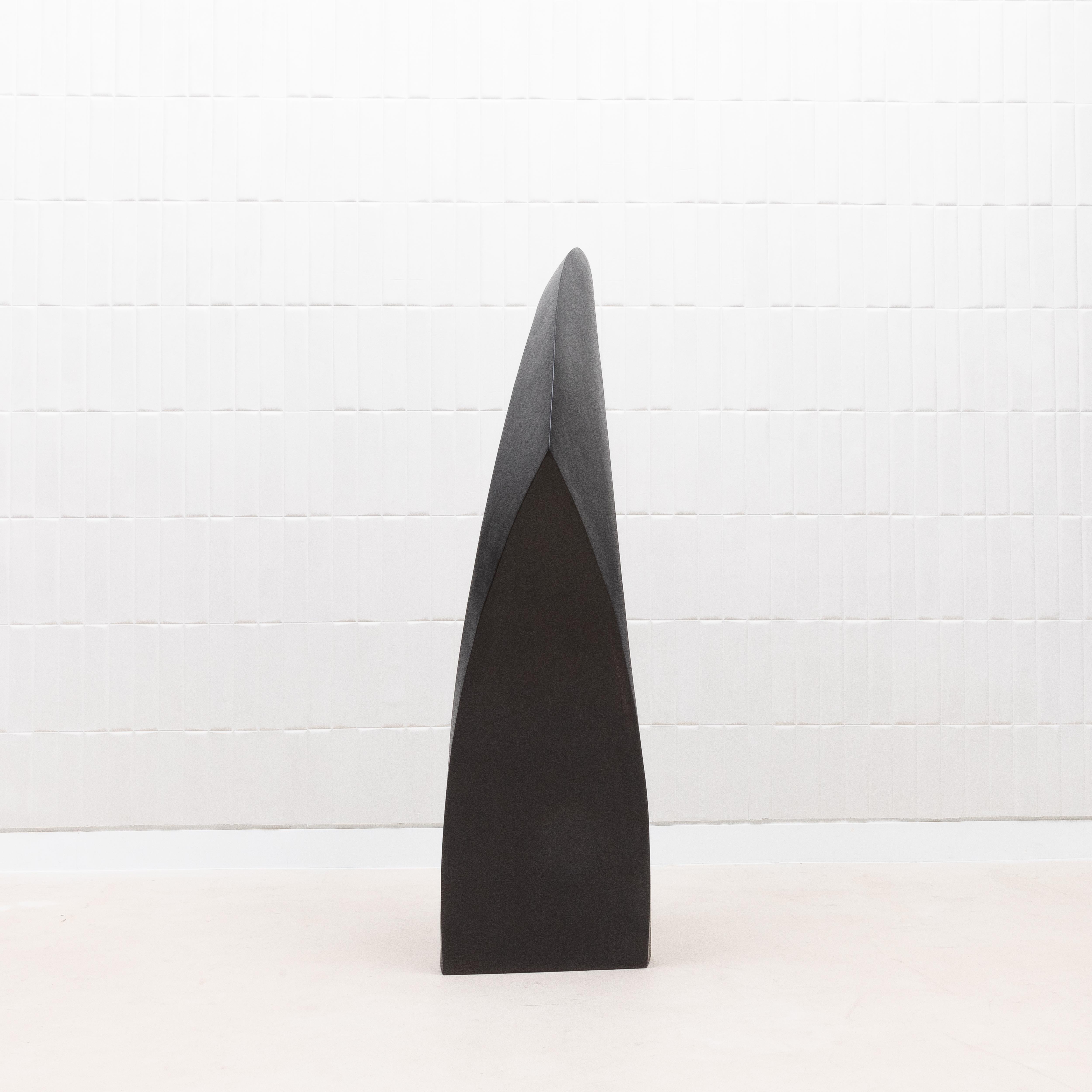 Scultura moderna astratta XL in Oak nero di Patrick Coard Paris in vendita 3