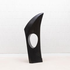 Scultura moderna astratta XL in Oak nero di Patrick Coard Paris