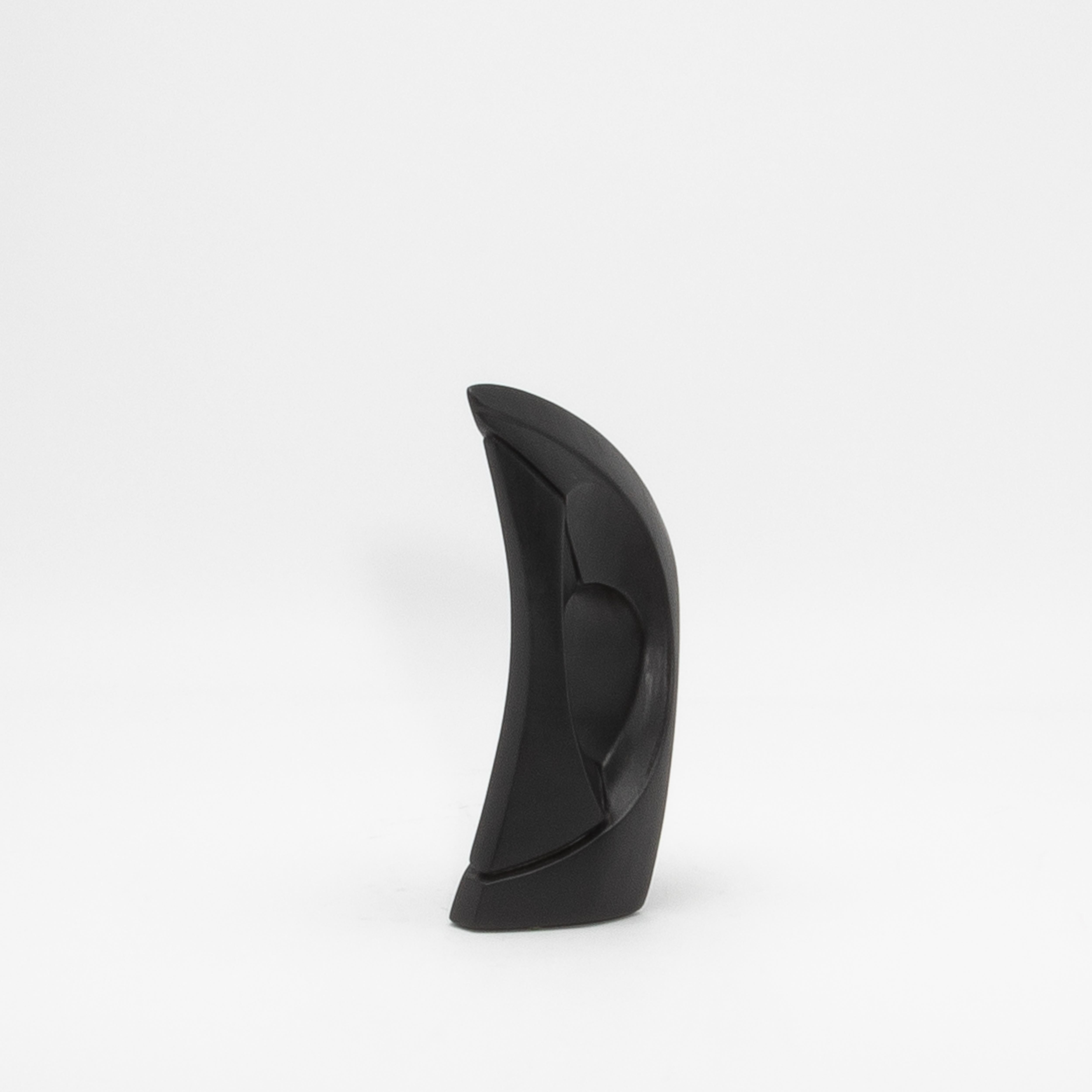 Filippino Scultura astratta moderna in Oak nero di Patrick Coard Paris in vendita