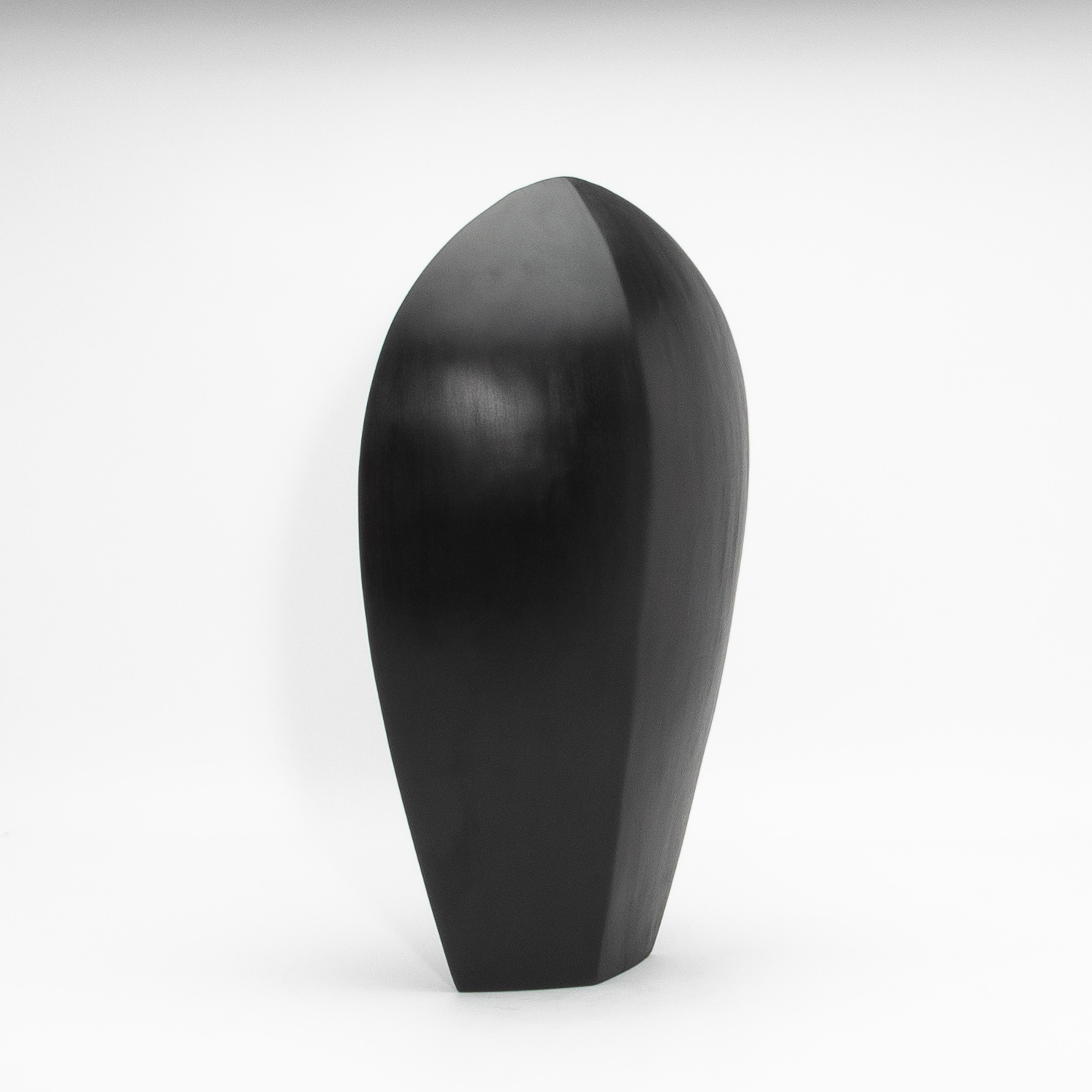 Hand-Crafted Modern Abstract Sculpture in Black Oak by Patrick Coard Paris For Sale