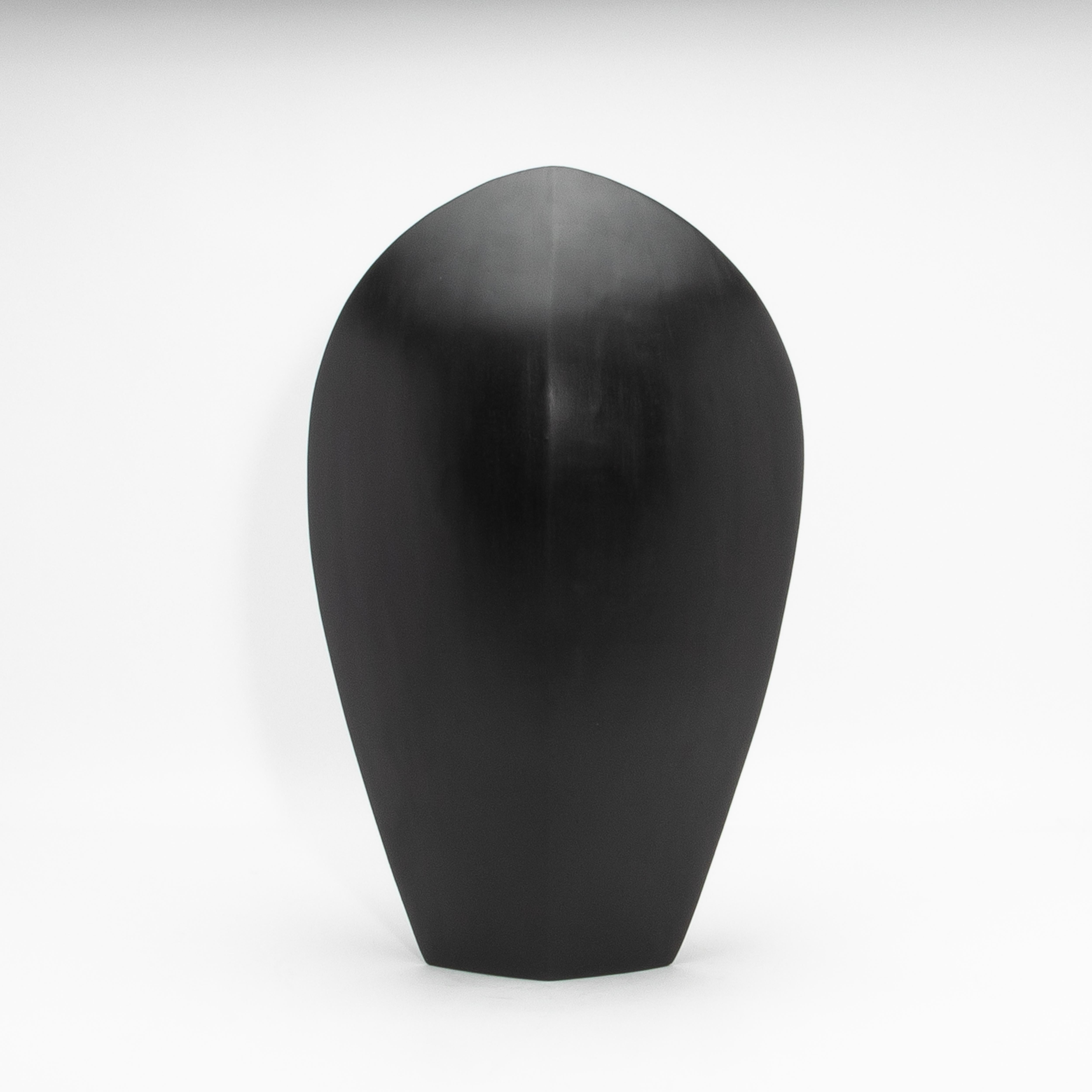 Modern Abstract Sculpture in Black Oak by Patrick Coard Paris In New Condition For Sale In West Hollywood, CA