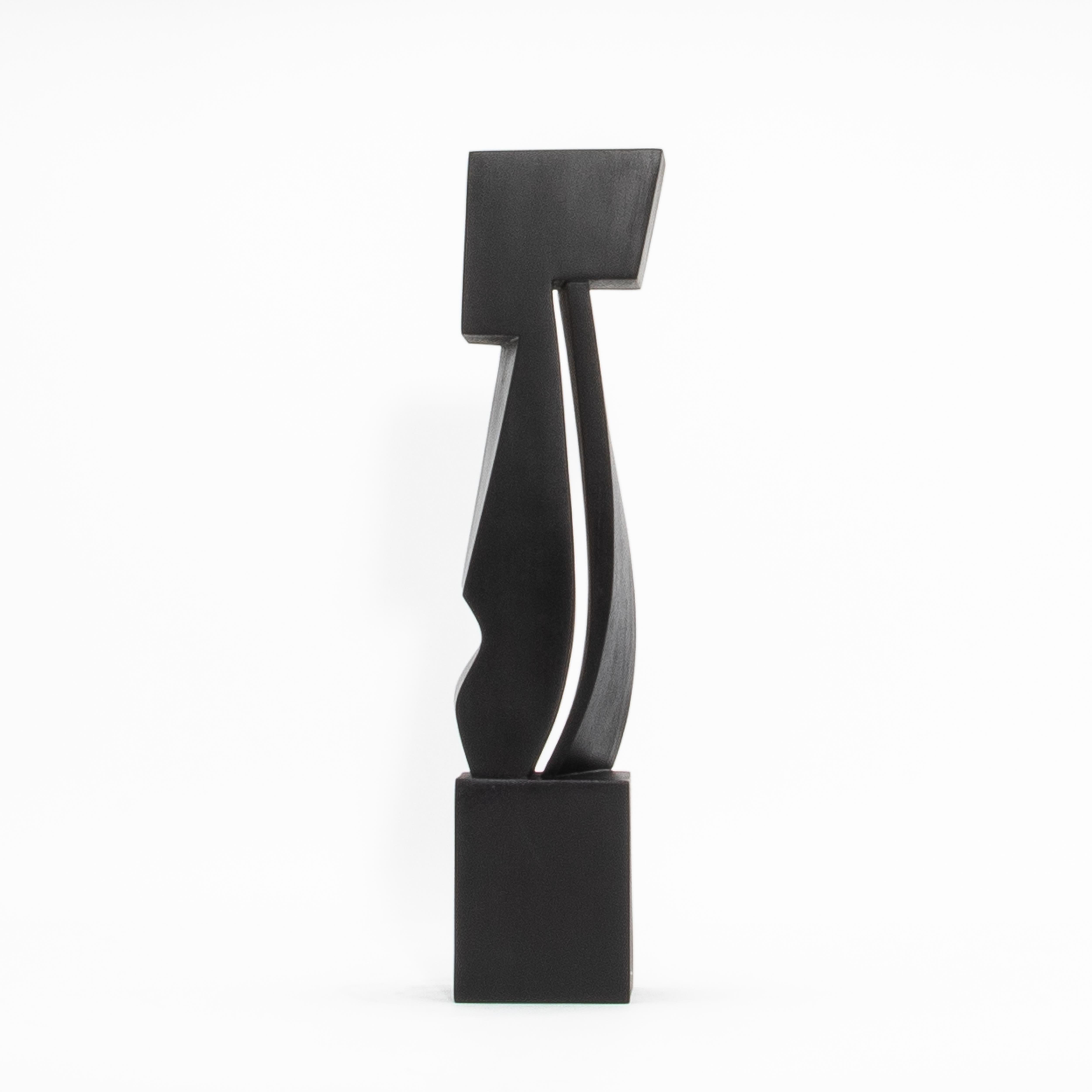 XXI secolo e contemporaneo Scultura astratta moderna in Oak nero di Patrick Coard Paris in vendita
