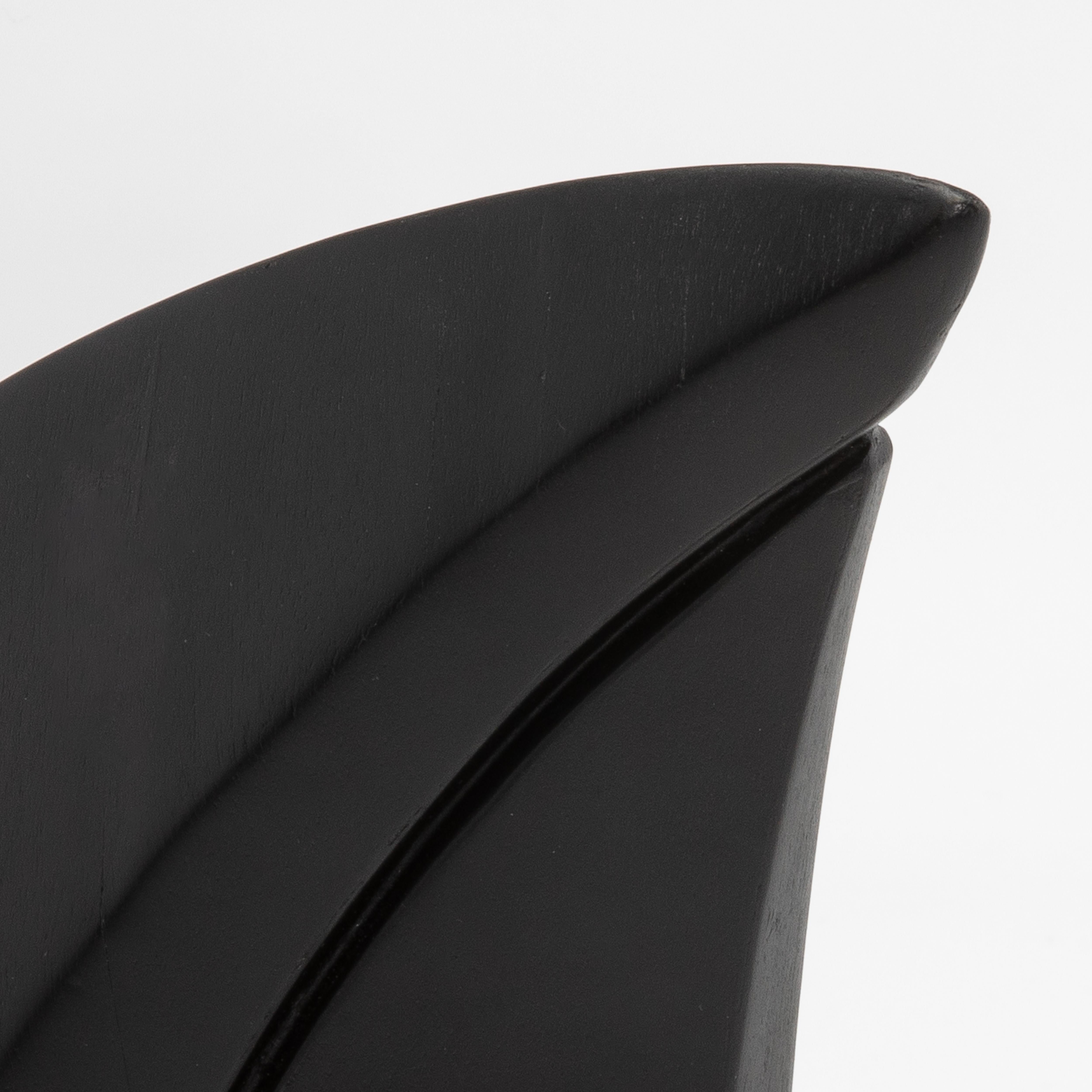 Quercia Scultura astratta moderna in Oak nero di Patrick Coard Paris in vendita