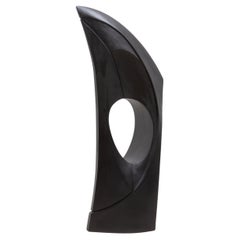 Scultura moderna astratta XL in Oak nero di Patrick Coard Paris