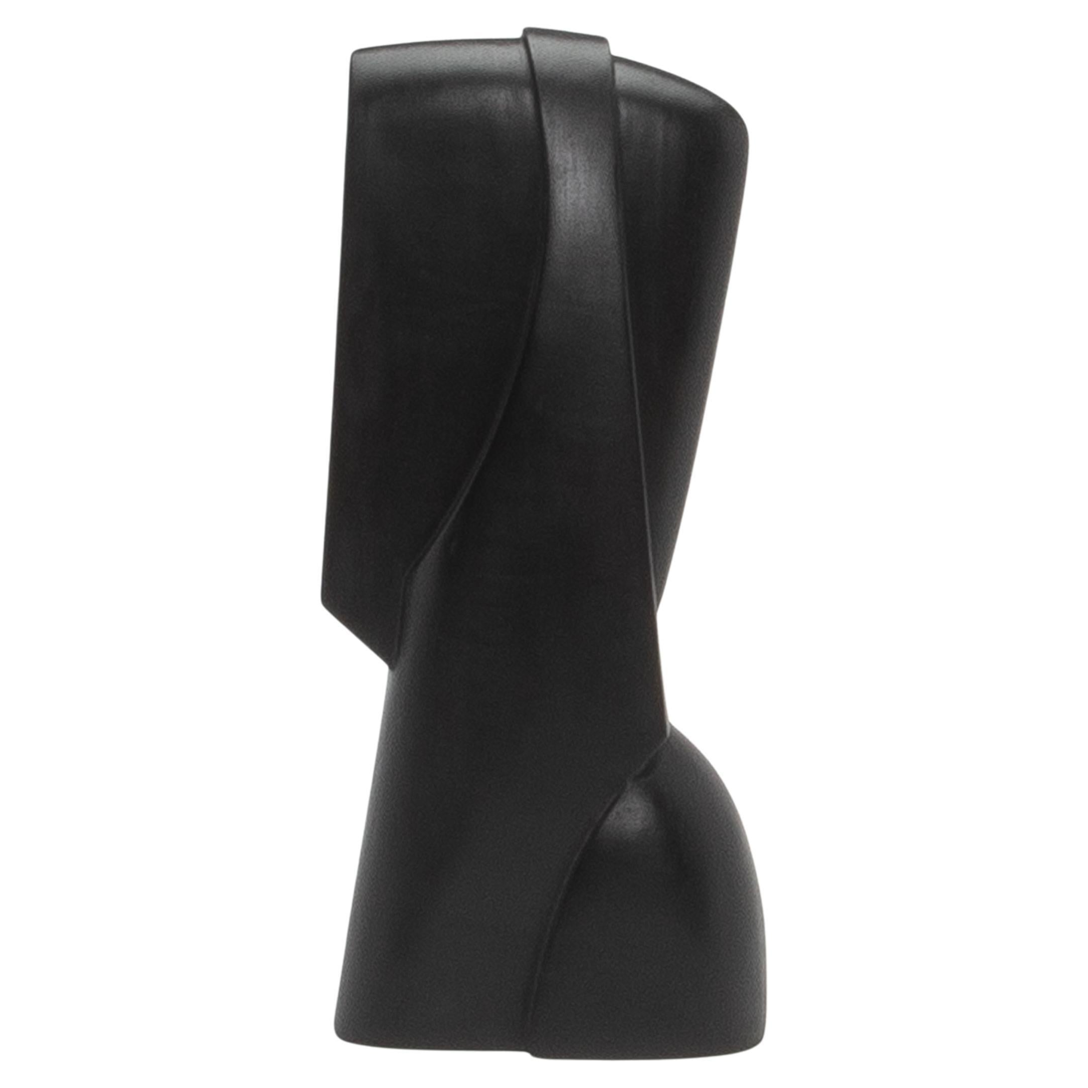 Escultura Abstracta Moderna en Roble Negro de Patrick Coard Paris