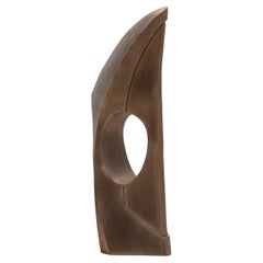 Sculpture moderne abstraite XL en bronze patiné par Patrick Coard Paris