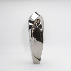 Modern Abstract Sculpture in Stainless Steel by Patrick Coard Paris