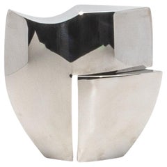 Modern Abstract Sculpture in Stainless Steel by Patrick Coard Paris