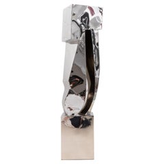 Modern Abstract Sculpture in Stainless Steel by Patrick Coard Paris