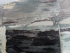 Cojines modernos de brocado de seda con diseño abstracto / par