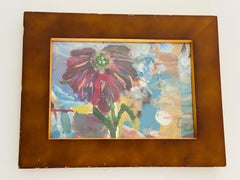 Modern Abstract Small Floral Original Painting