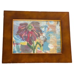 Modern Abstract Small Floral Original Painting