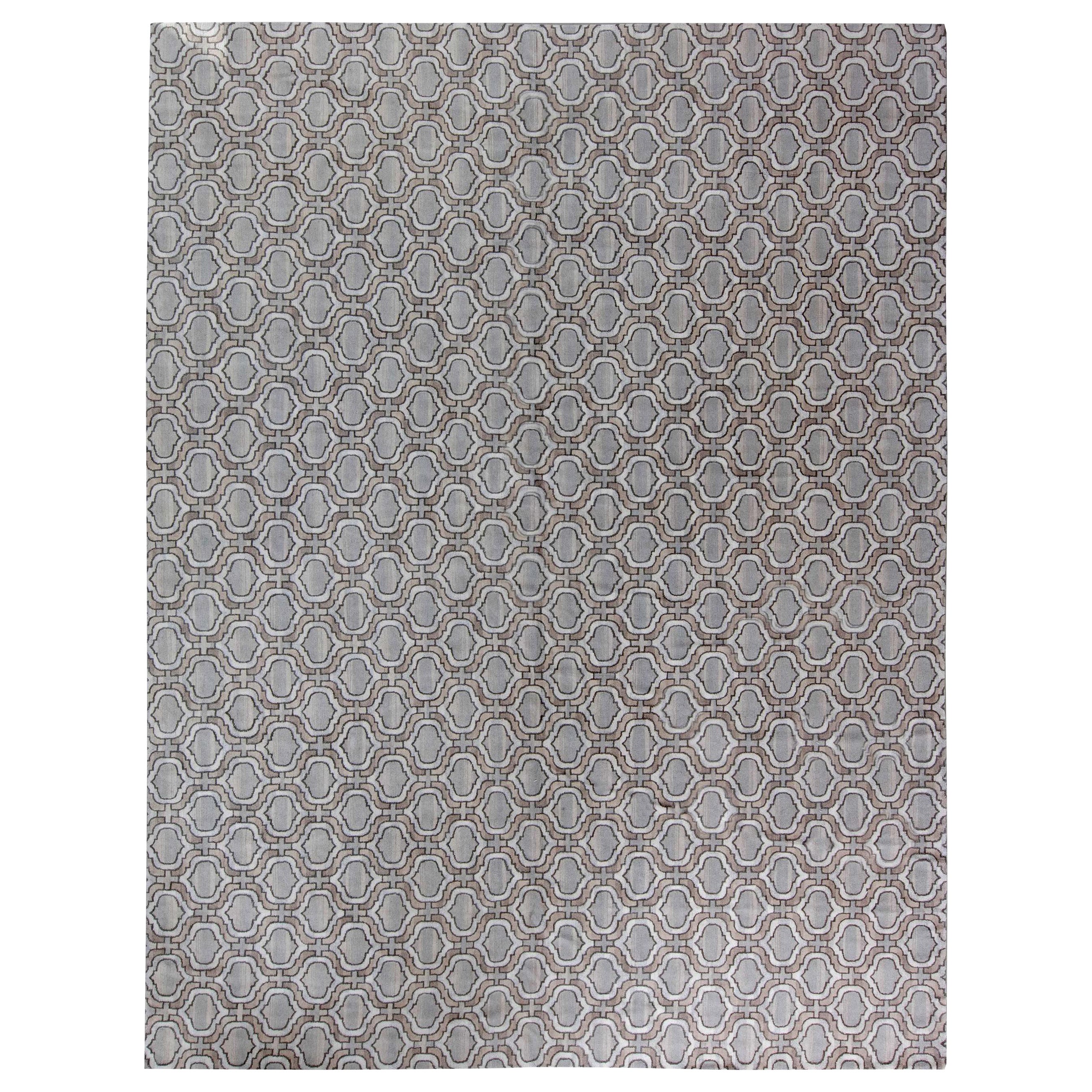 Tappeto moderno astratto in lana tibetana Venetto di Doris Leslie Blau