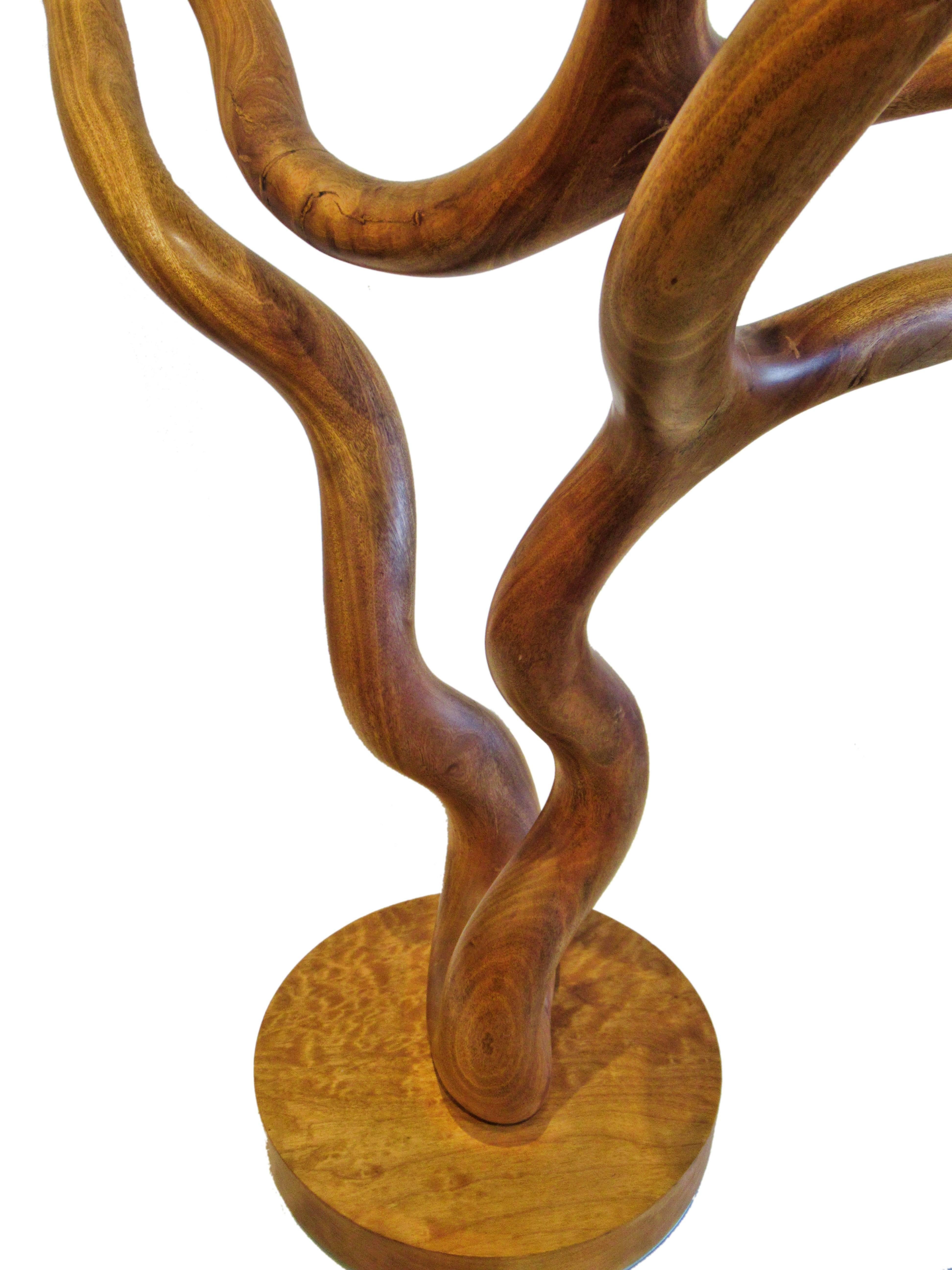 Modern Abstract Wood Sculpture by C.H. Hansen 7