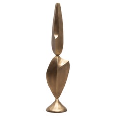 Sculpture moderne abstraite XL en bronze patiné par Patrick Coard Paris