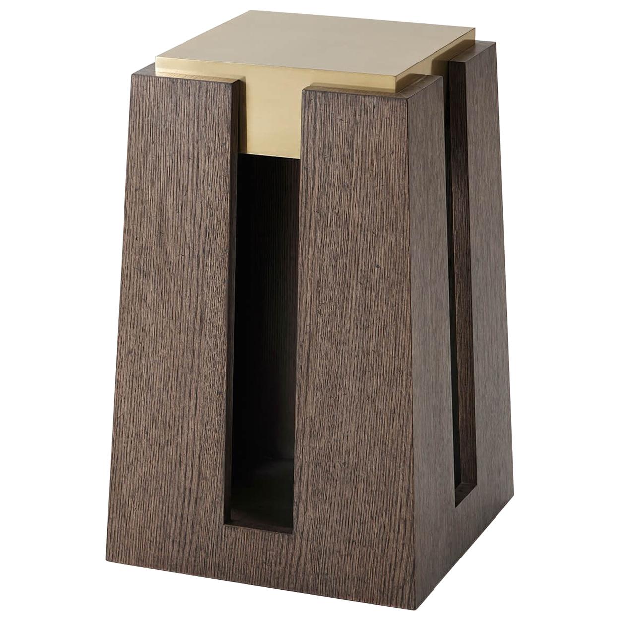 Modern Accent Table, Pyramidal For Sale
