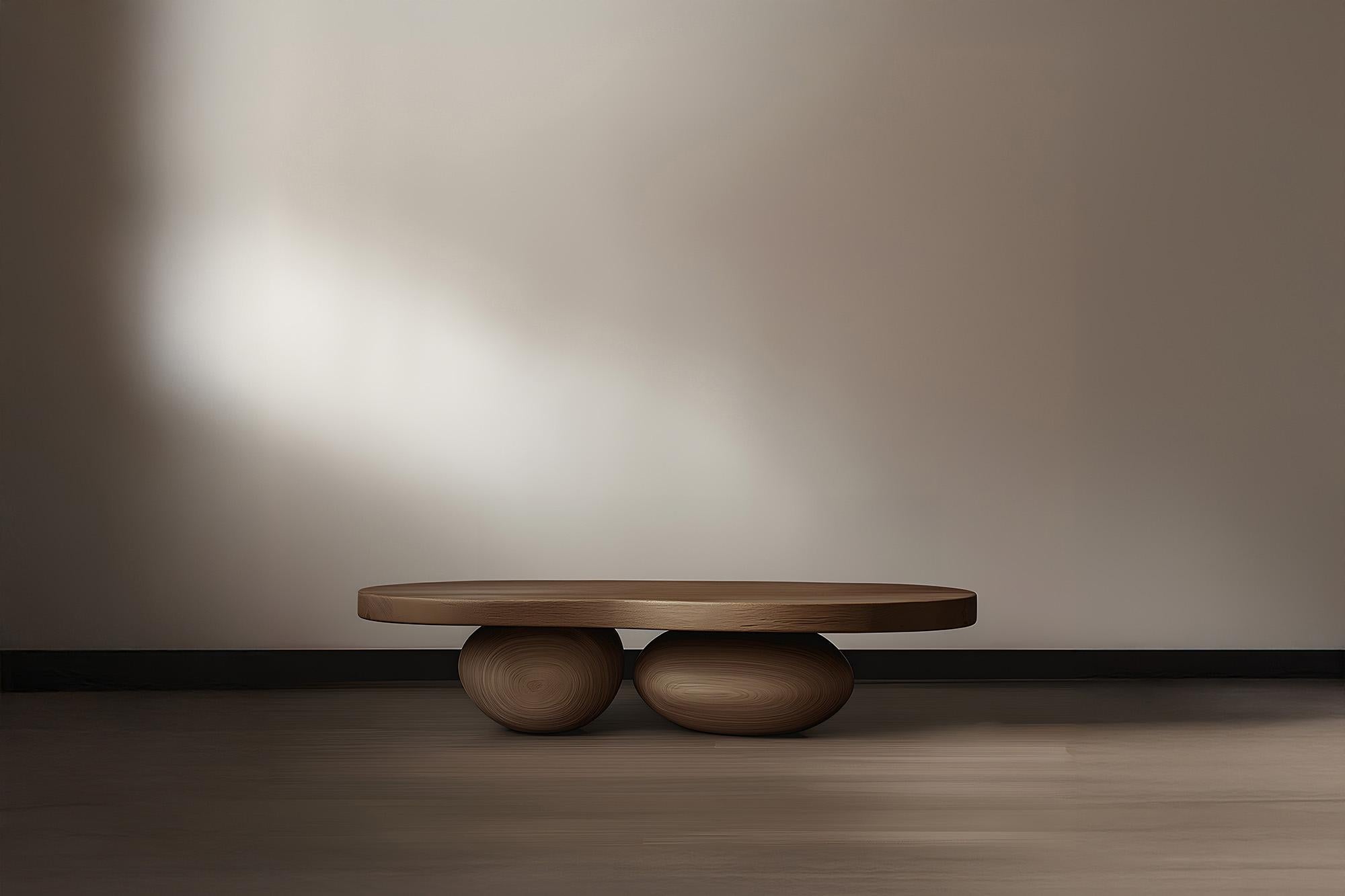 Moderner Beistelltisch Serie 30 - Sereno von Joel Escalona aus Massivholz (Brutalismus) im Angebot