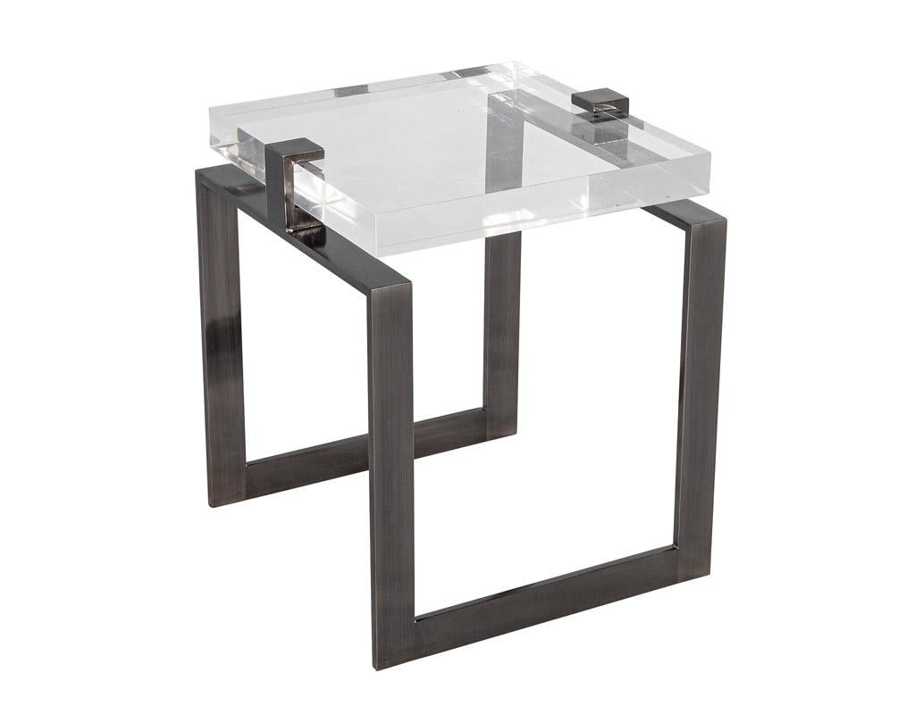 Modern Acrylic Accent Tables For Sale 8