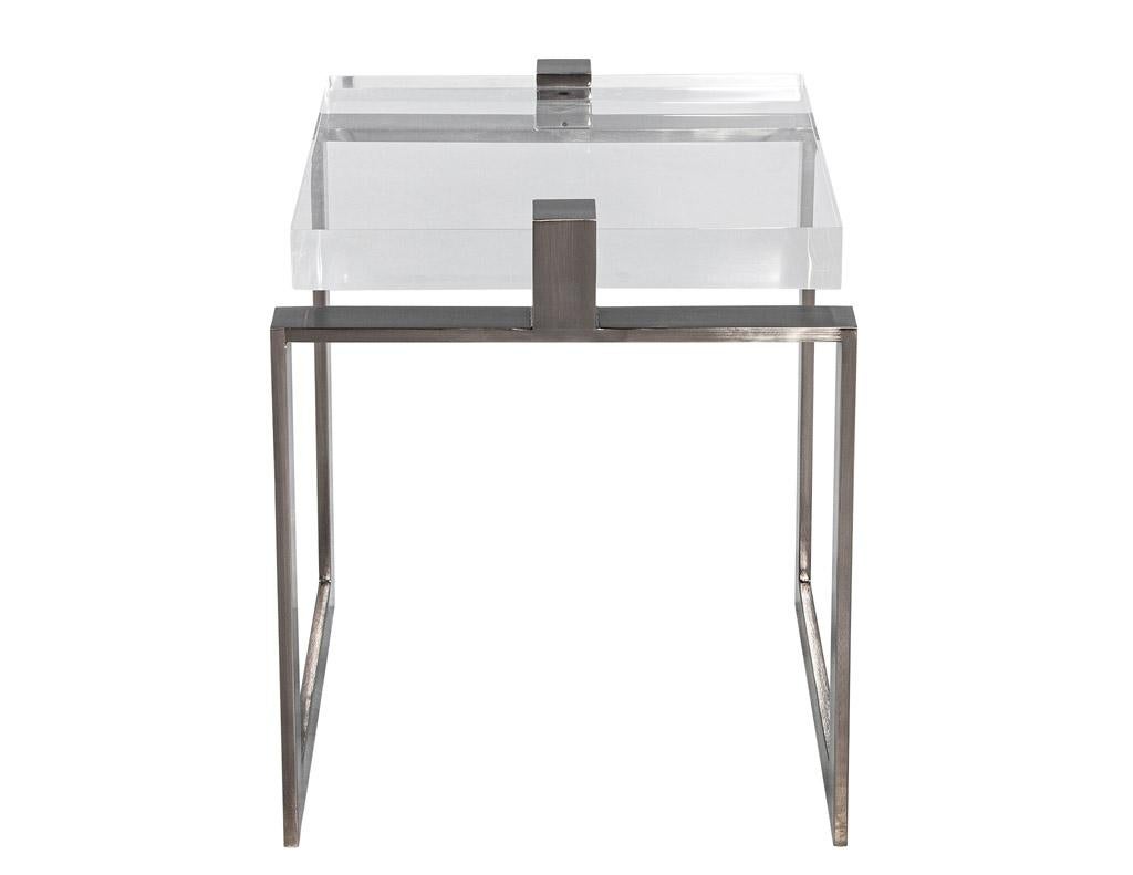 Modern Acrylic Accent Tables For Sale 9