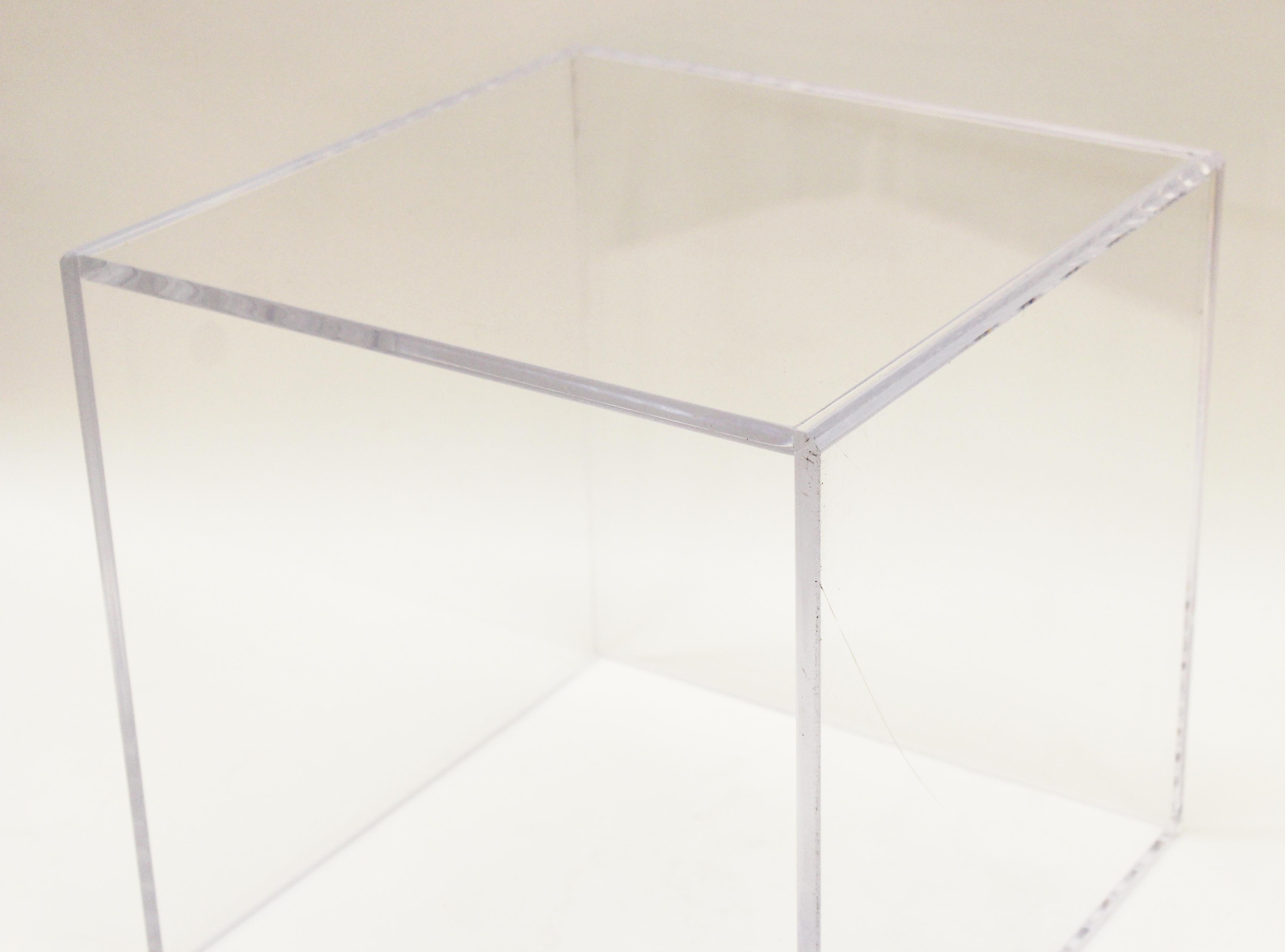 The Moderns Acrylic Display Pedestal Cubes or Side Tables 3