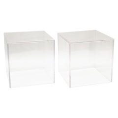 The Moderns Acrylic Display Pedestal Cubes or Side Tables