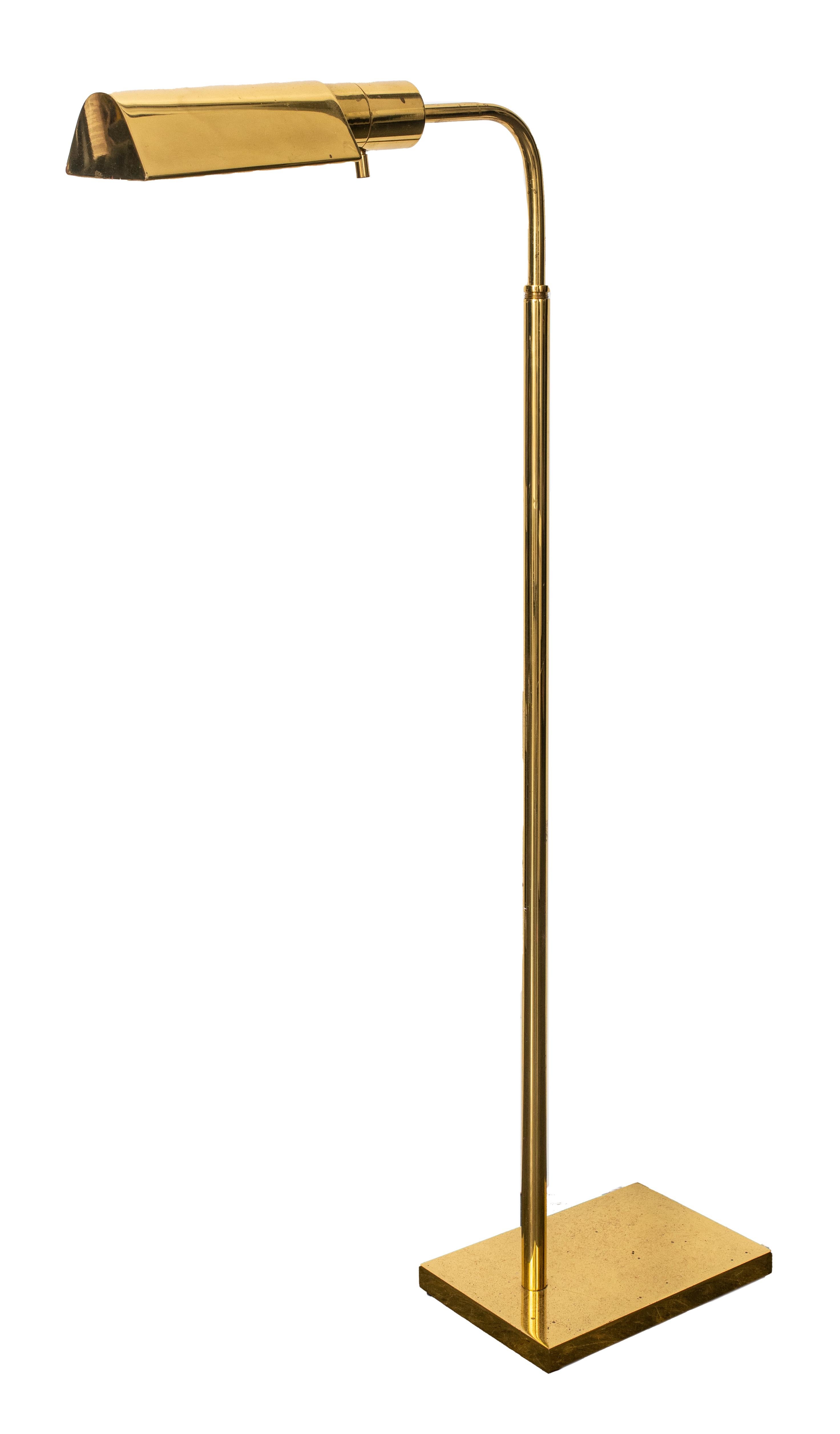 Modern reading floor lamp with adjustable height and head. 

Dealer: S138XX