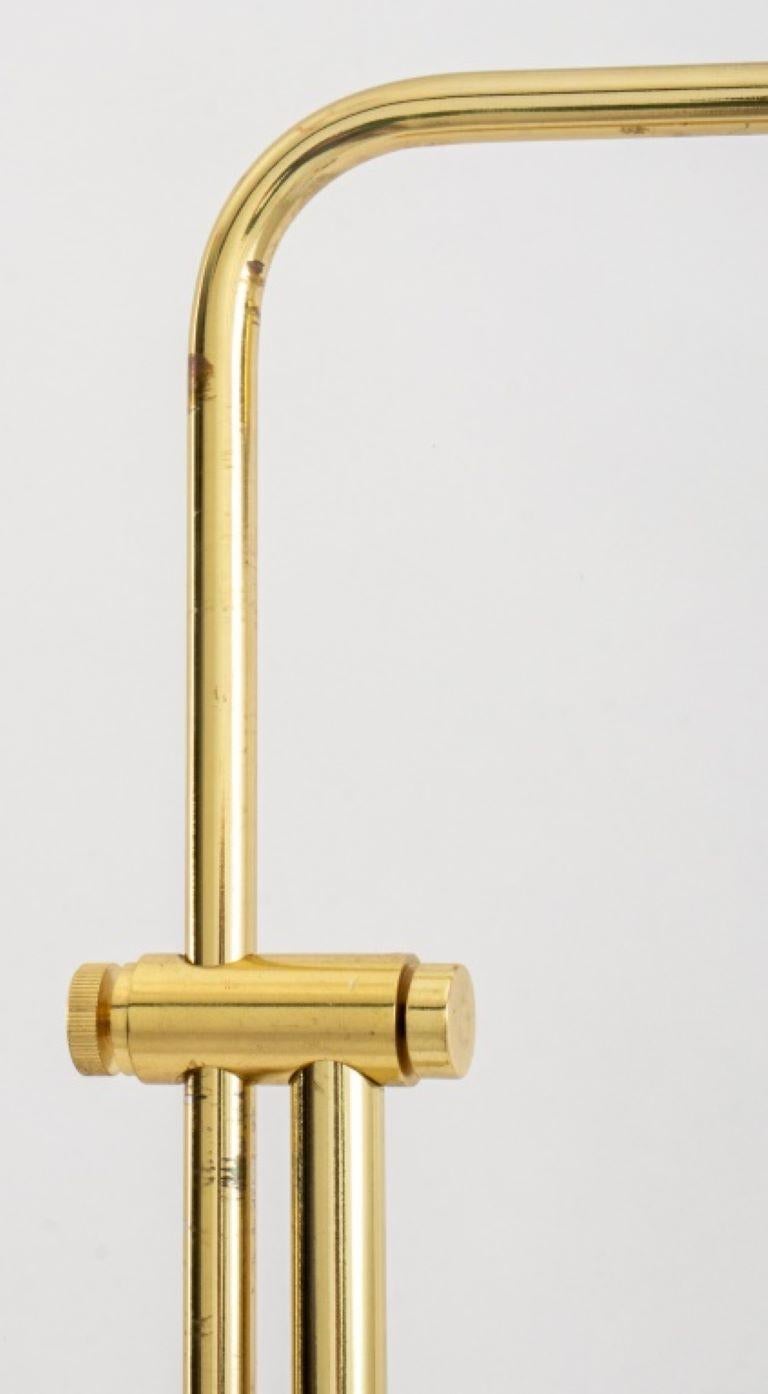 Modern Adjustable Brass Floor Lamp For Sale 1