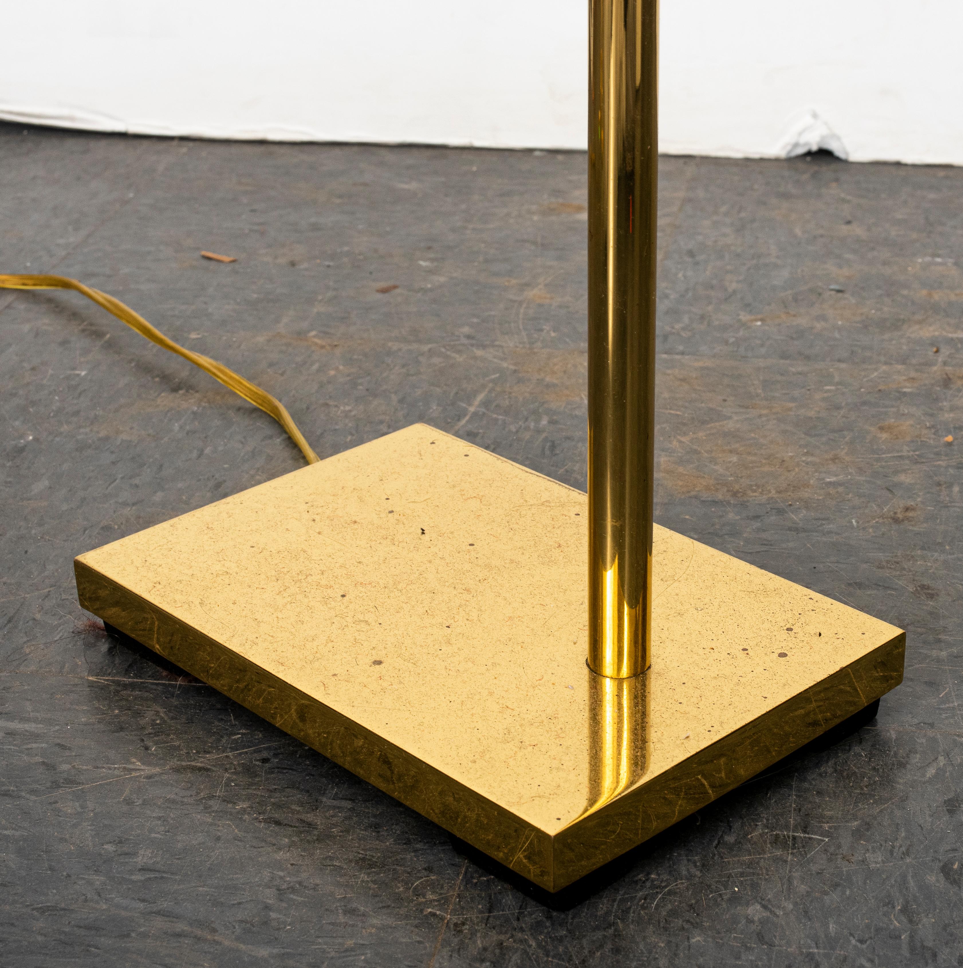 Modern Adjustable Brass Floor Lamp For Sale 1