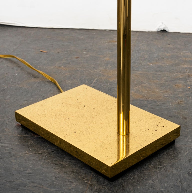 Modern Adjustable Brass Floor Lamp For Sale at 1stDibs