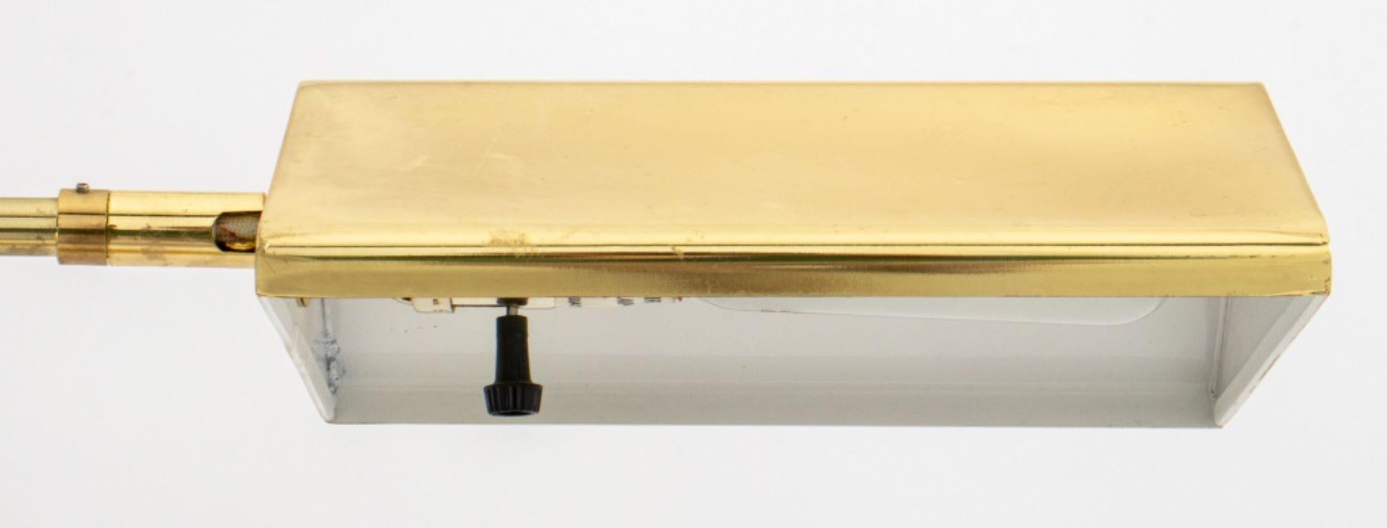 Modern Adjustable Brass Floor Lamp For Sale 2