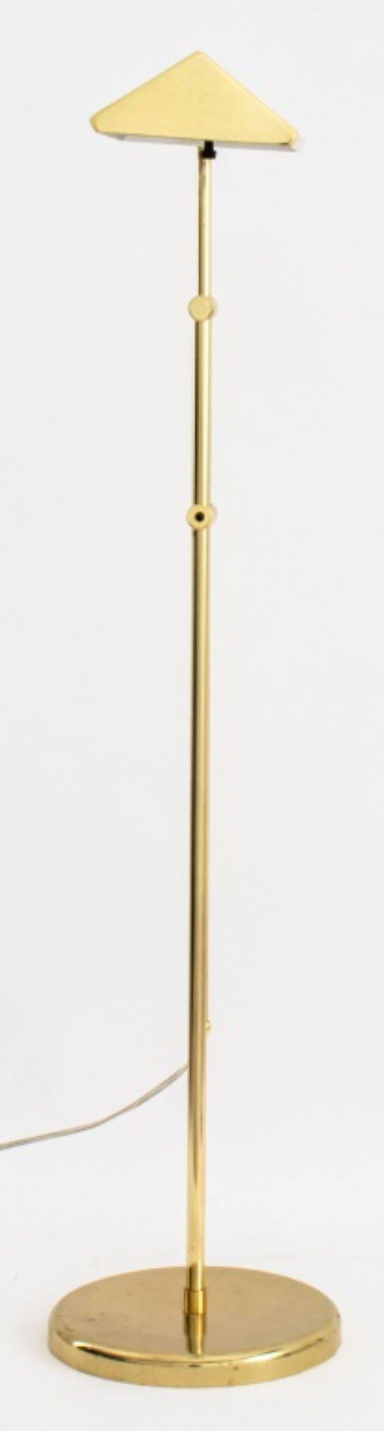 Modern Adjustable Brass Floor Lamp For Sale 5