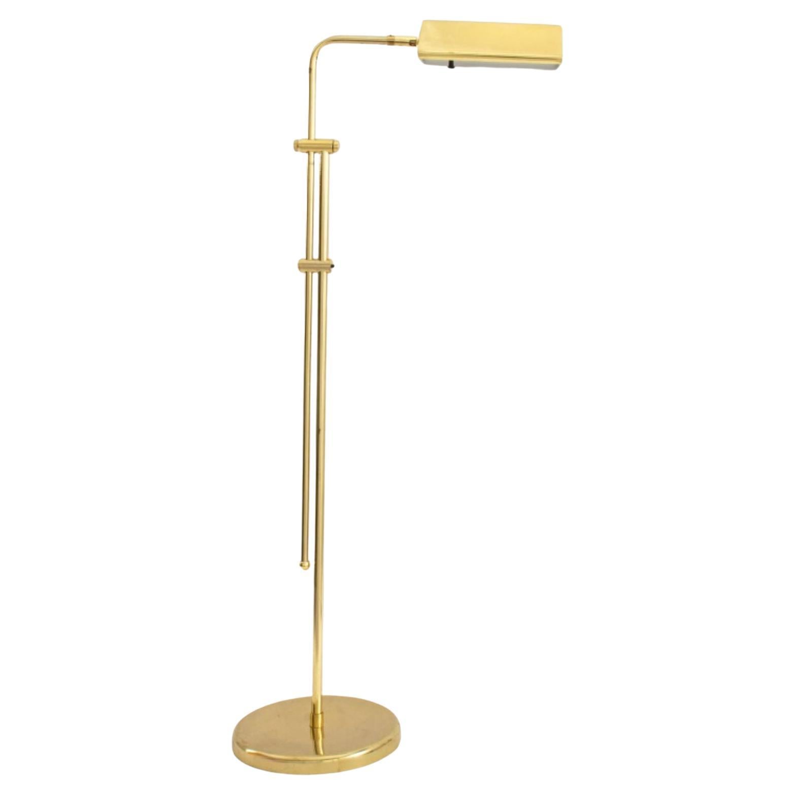 Modern Adjustable Brass Floor Lamp