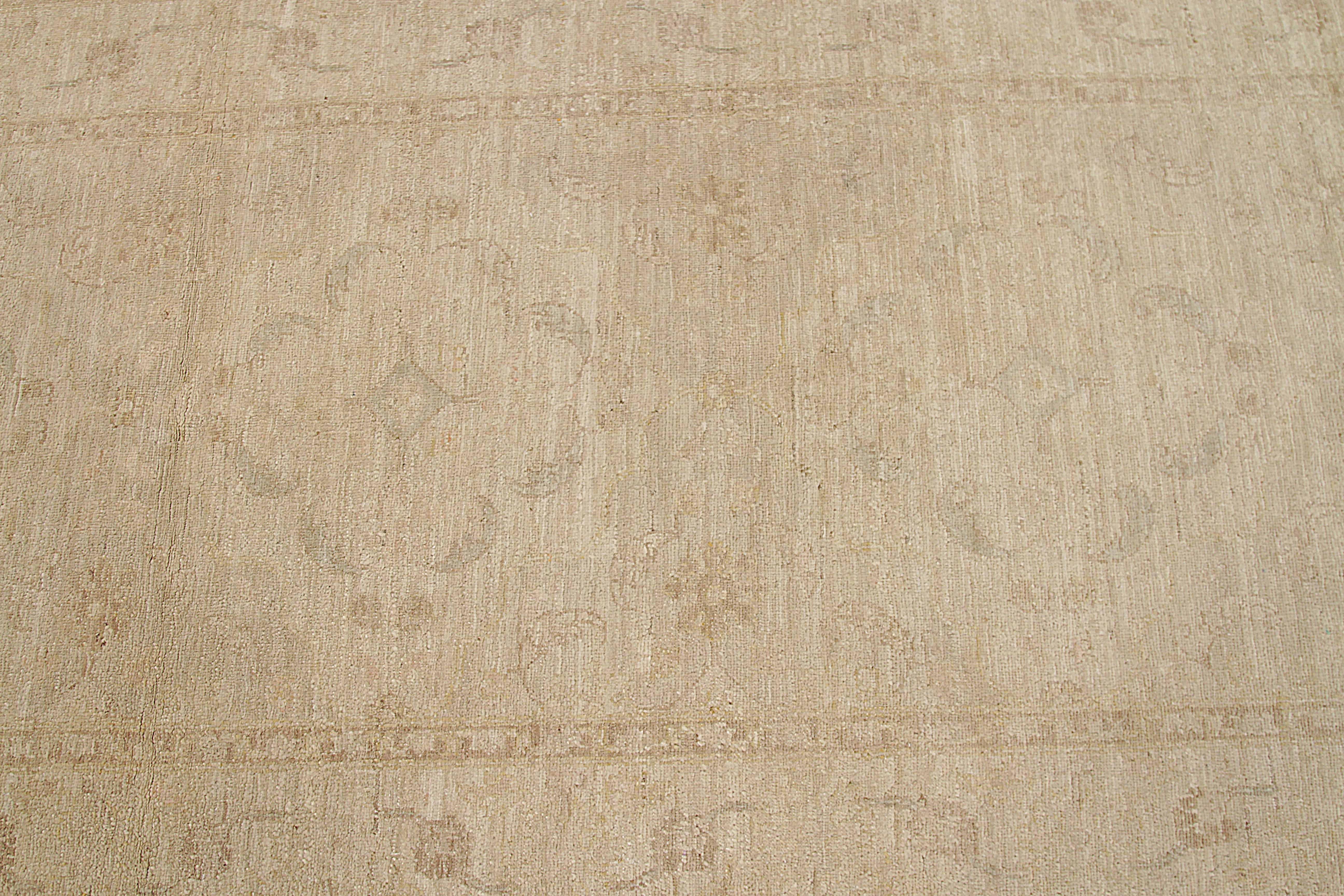 Moderner moderner afghanischer Läufer im Tabriz-Design (Afghanisch) im Angebot