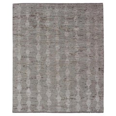 Tapis marocain moderne de Keivan Woven Arts avec motif all-over 