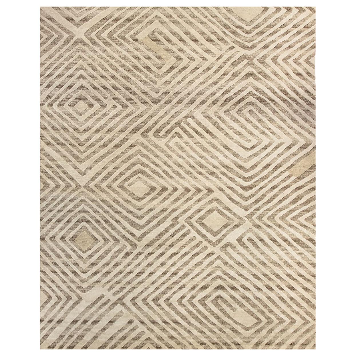 Modern African Style Retro Rug For Sale