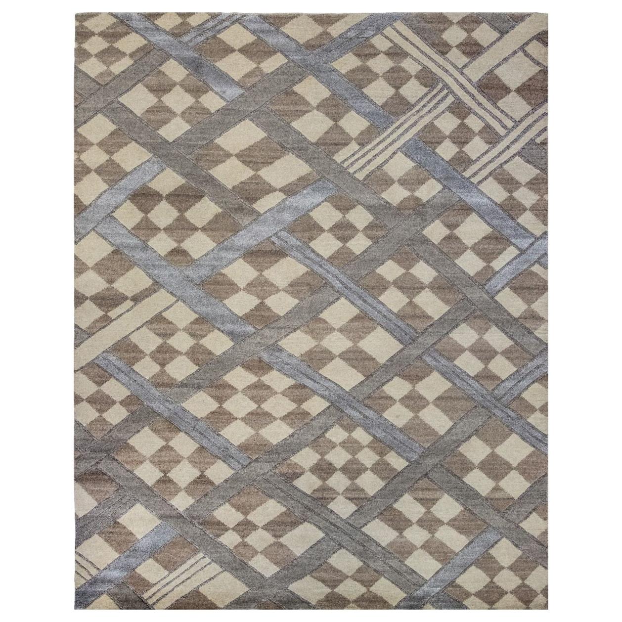 Nazmiyal Collection Modern African Style Retro Rug. 10 ft x 14 ft 