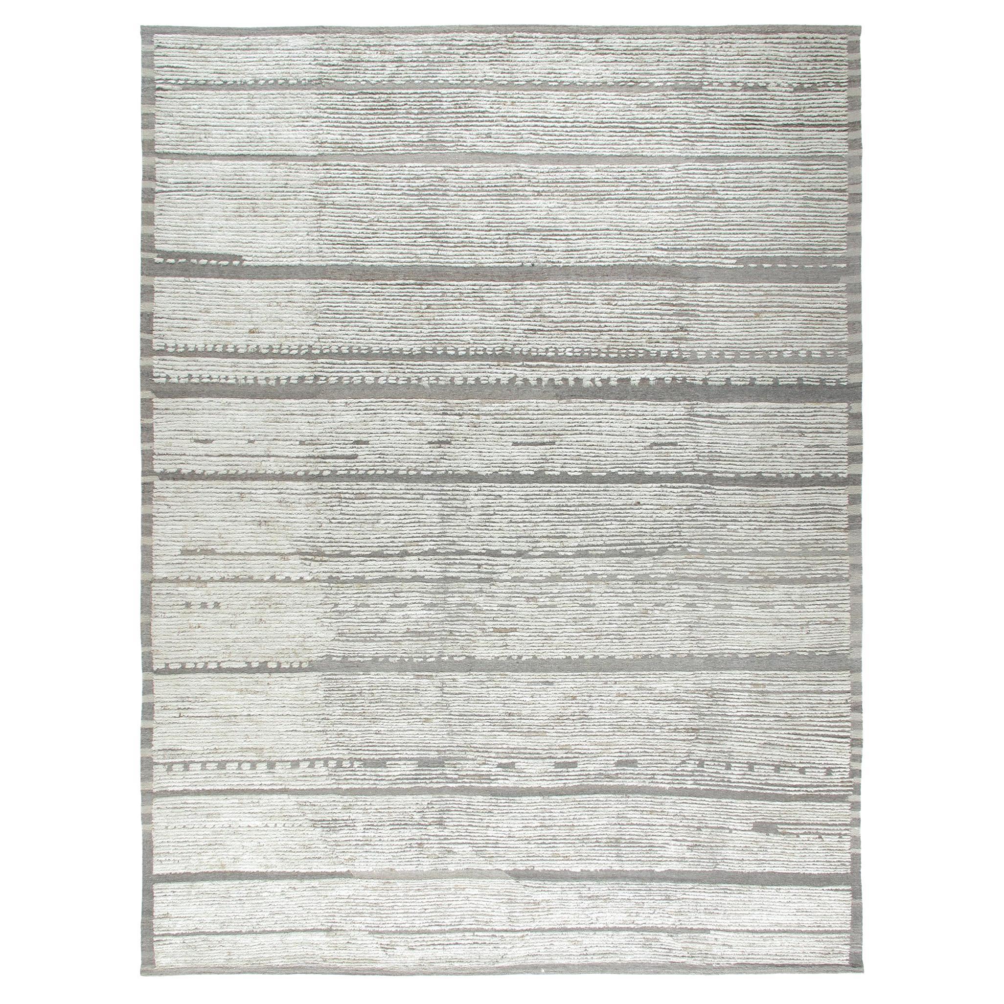 Modern African Rug in Natural Color Tones For Sale