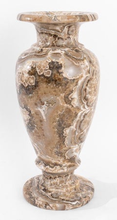 Modern Agate Footed Vase