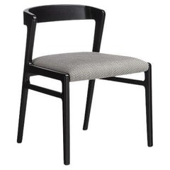 Modern Aida chair in solid wood dark finish