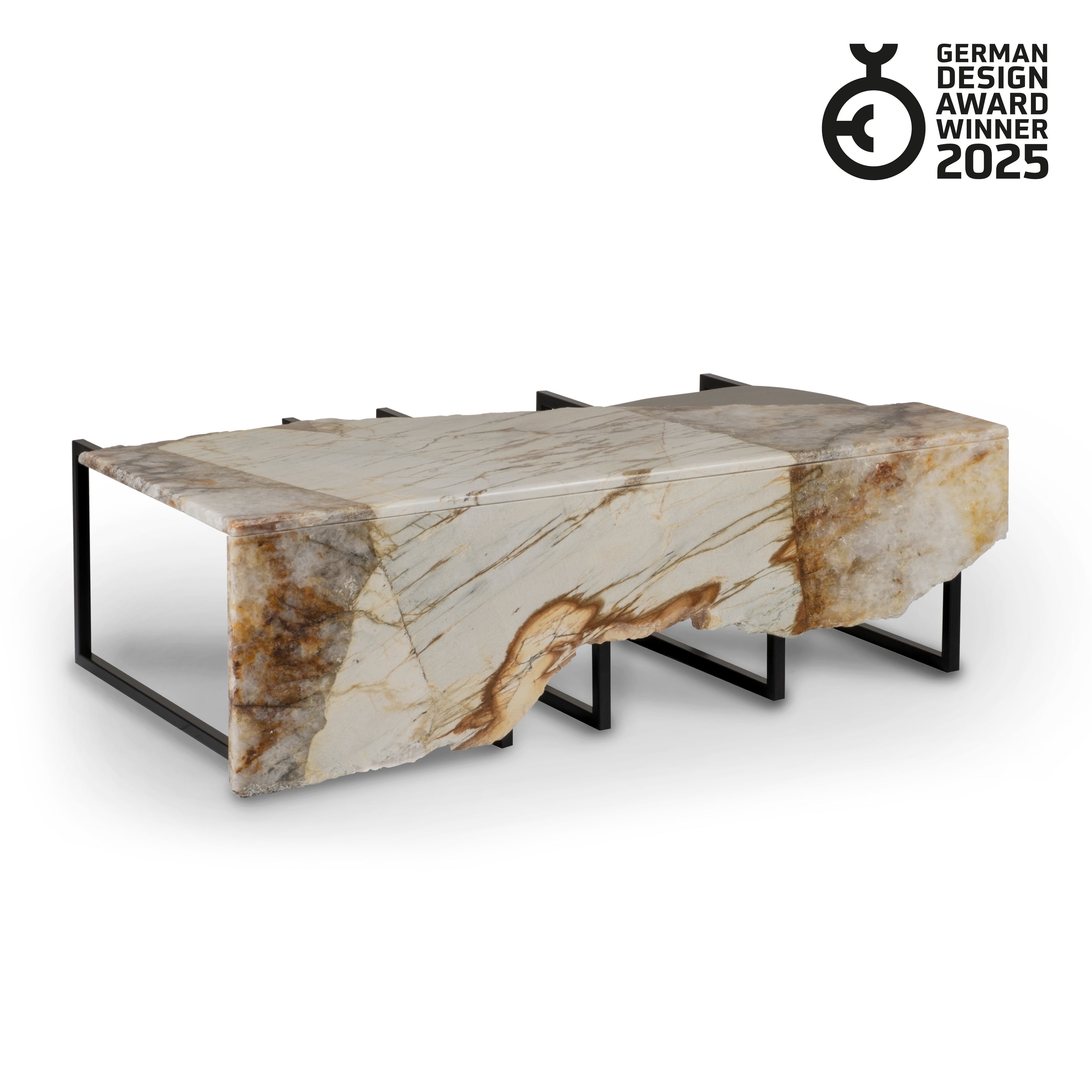 Modern Aire Coffee Table, Patagonia Stone, Handmade in Portugal by Greenapple