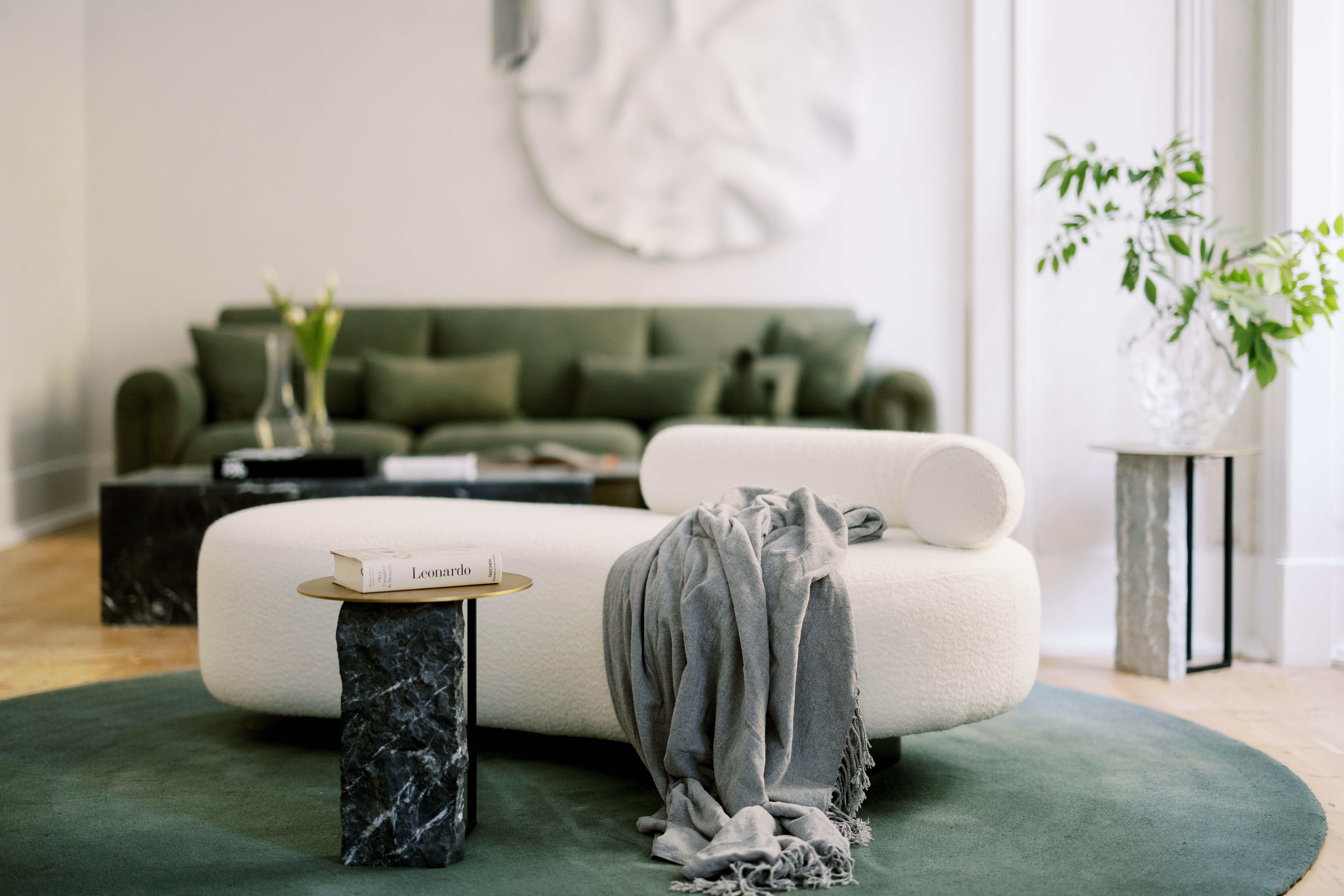 Aire Side Table, Contemporary Collection, Handcrafted in Portugal - Europe by Greenapple.

Designed by Rute Martins for the Contemporary Collection, the Aire marble side table features a bold and distinctive design, seamlessly complementing