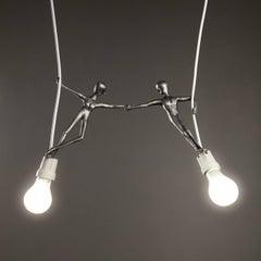 Alex Pinna for Dilmos Pendent Light - Sculpture LED moderne en aluminium moulé