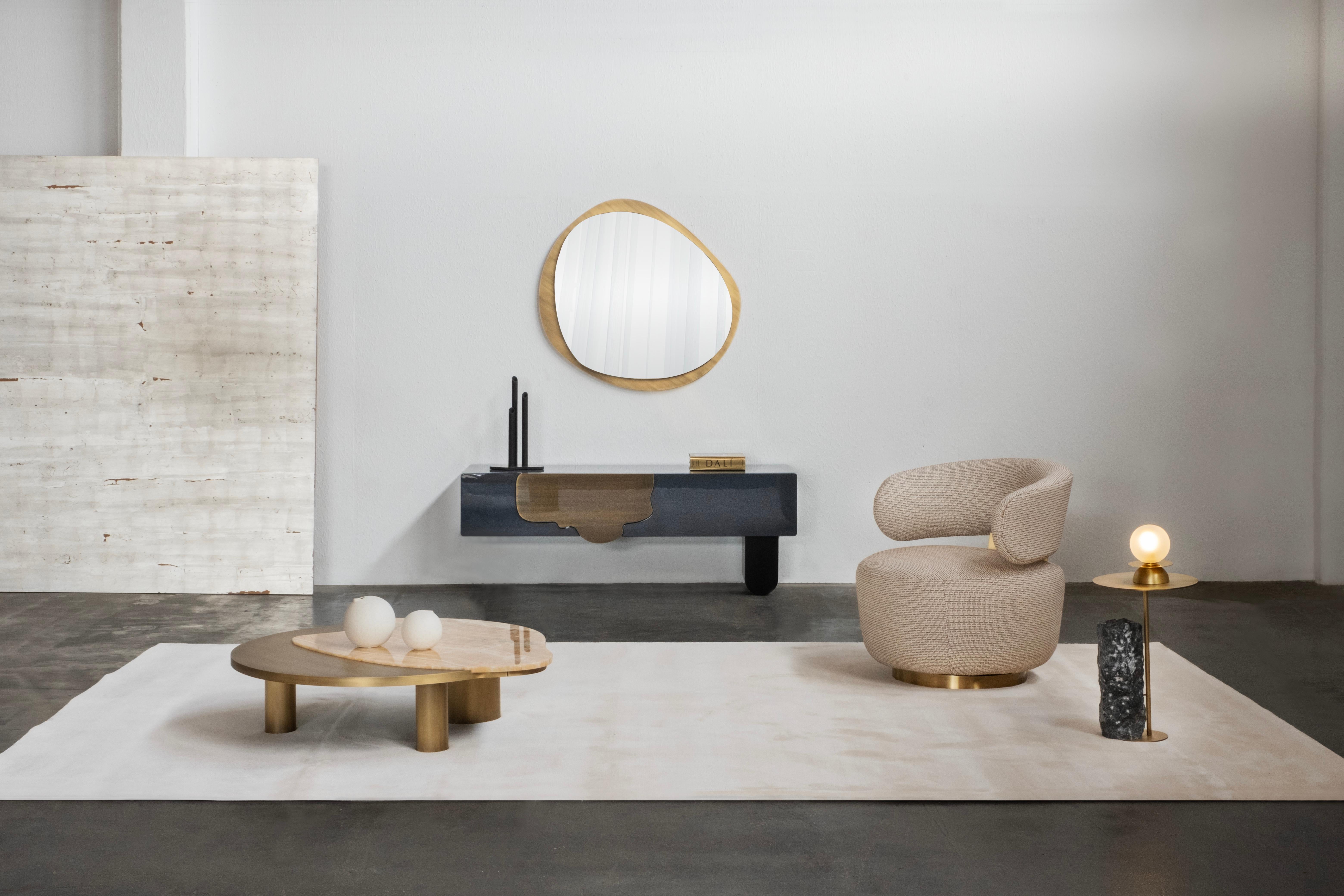 Mid-Century Modern Console Alma, Contemporary Collection, Handcrafted in Portugal - Europe by Greenapple.

The Alma console table embodies the essence of the soul, featuring an authentic design that transcends time. Its unique form adds depth and