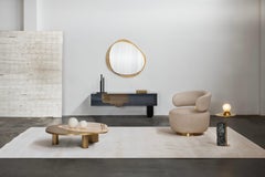 Credenza moderna Alma in ottone, realizzata a mano in Portogallo da Greenapple