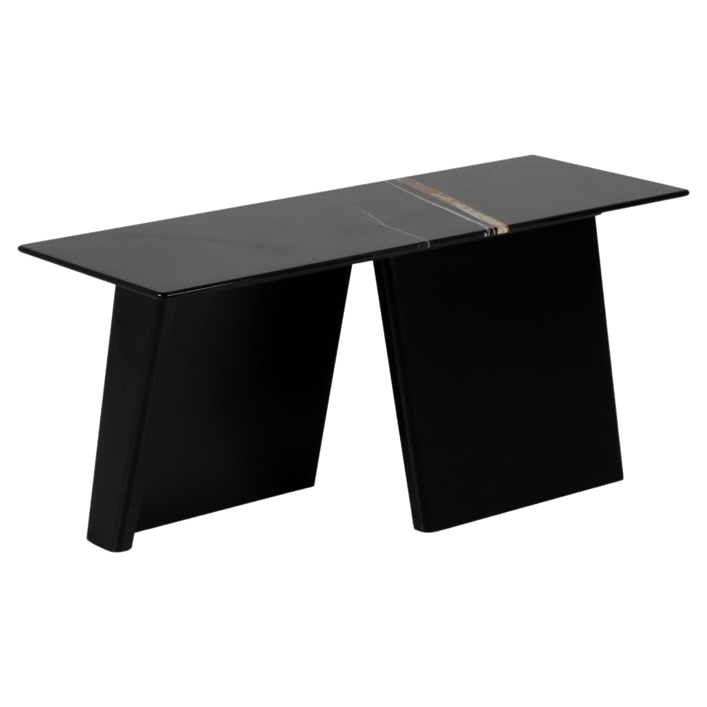 Modernes Tables d'appoint Almancil Sahara Noir Marbre Handmade Portugal Greenapple