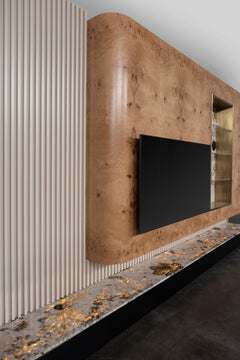 Mueble TV Moderno Almendra Patagonia Granito Roble Hecho a Mano Portugal by Greenapple