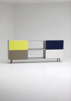 Modern aluminium sideboard by Maarten Van Severen model Hk-2 Kast for Vitra 2005